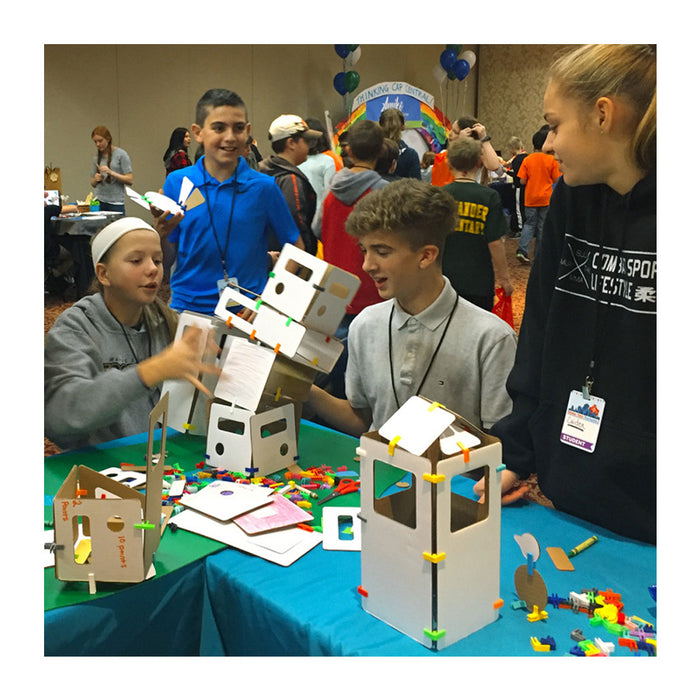 GoBox with Build-A-Bot and Mini Motors Supply Set