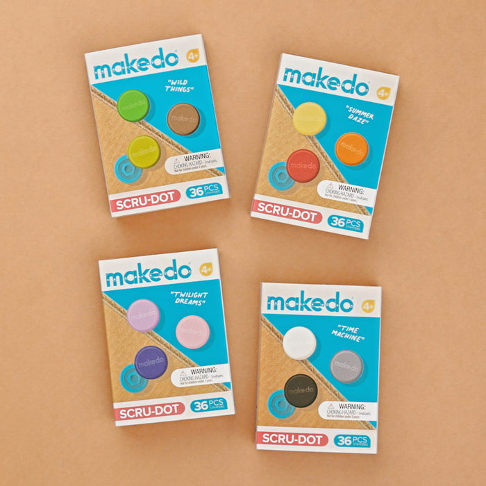makedo Scru-Dot - Choice of 4 Themes
