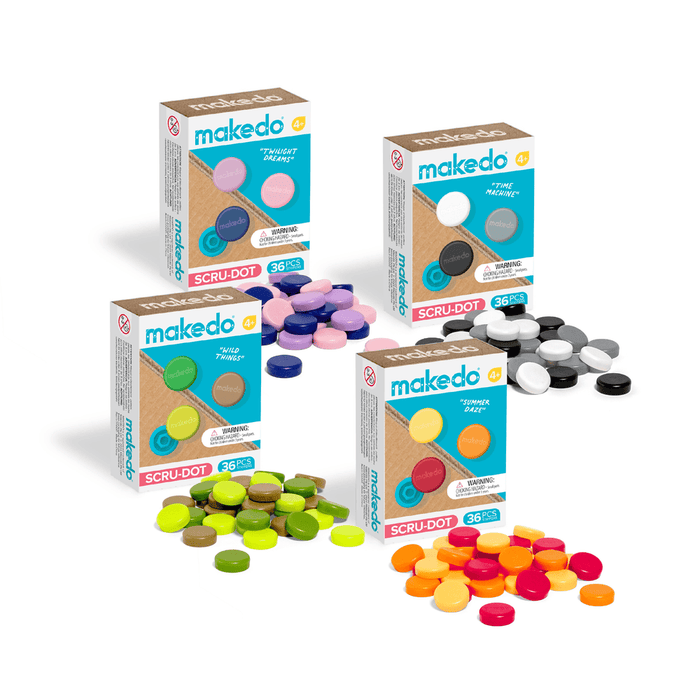 makedo Scru-Dot - Choice of 4 Themes