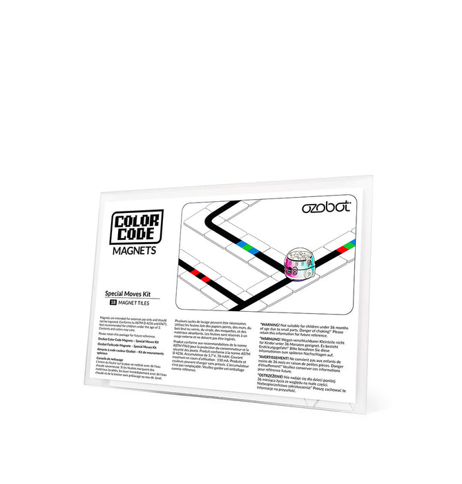 Ozobot Color Code Magnets: Special Moves Kit