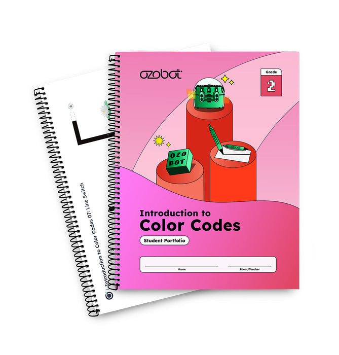 Introduction To Color Codes Curriculum: Student Portfolios (12 Pack)  - Special Order Item 2-4 week delivery