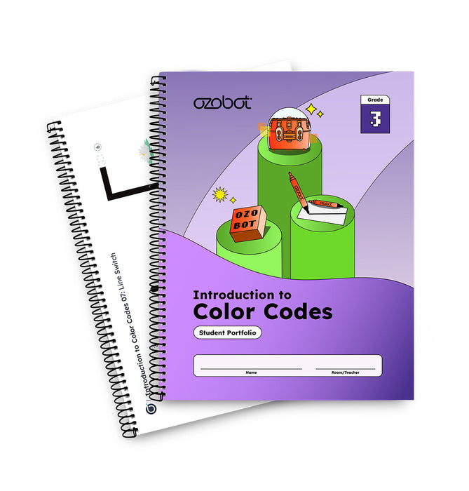 Introduction To Color Codes Curriculum: Student Portfolios (12 Pack)  - Special Order Item 2-4 week delivery