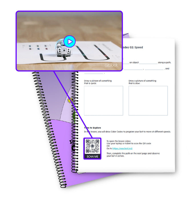 Introduction To Color Codes Curriculum: Student Portfolios (12 Pack)  - Special Order Item 2-4 week delivery