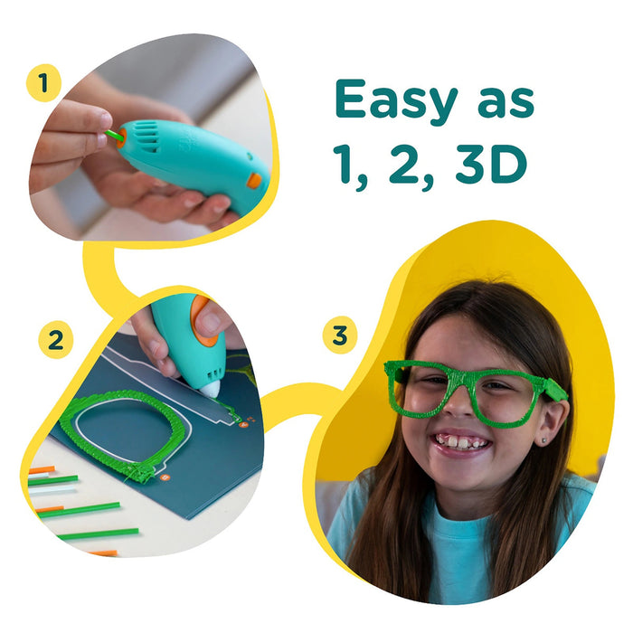 3Doodler Start+ Essentials 3D Printing Pen Set- (Ages 6 -13)
