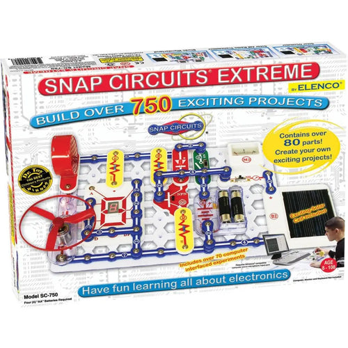 Elenco Snap Circuits Extreme 750 Experiments with Computer Interface Kit - BEST VALUE