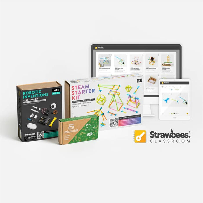 Strawbees STEAM STARTER ROBOTICS – MICRO:BIT