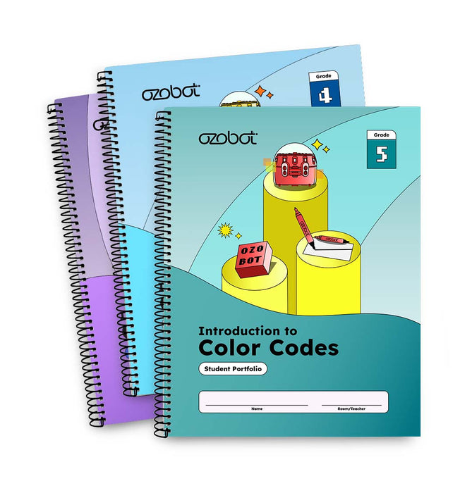 Introduction To Color Codes Curriculum: Student Portfolios (12 Pack)  - Special Order Item 2-4 week delivery