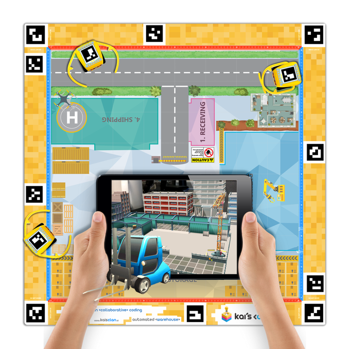 Autonomous Warehouse AR VR Adventure Mat