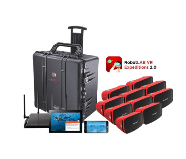 RobotLAB Expeditions VR Standard Kit (10 Devices, 20 Devices, 30 Devices) - Shipping Costs Apply