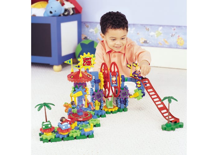 Gears! Gears! Gears!® Dizzy Fun Land™ Motorized Building Set
