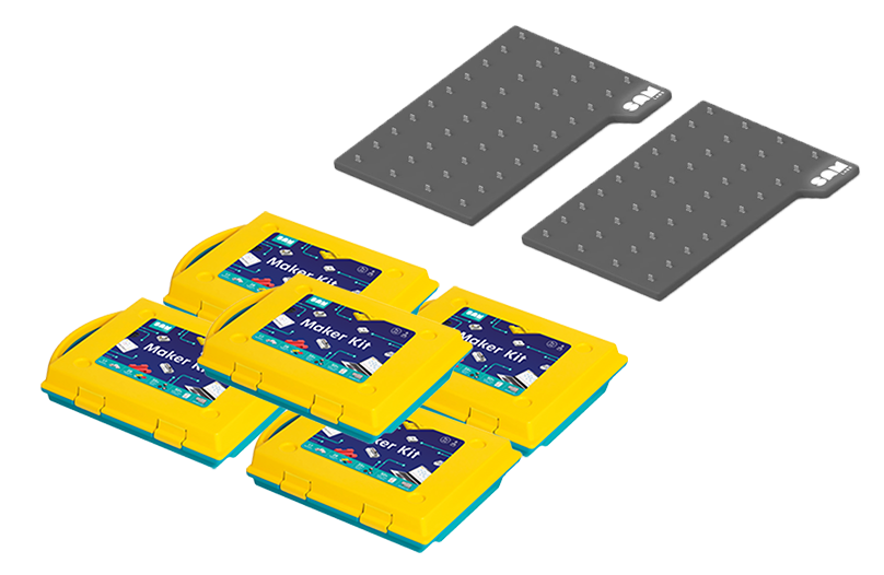 Bundle of 5 Maker Kits (+ 2 Free Charging Stations)