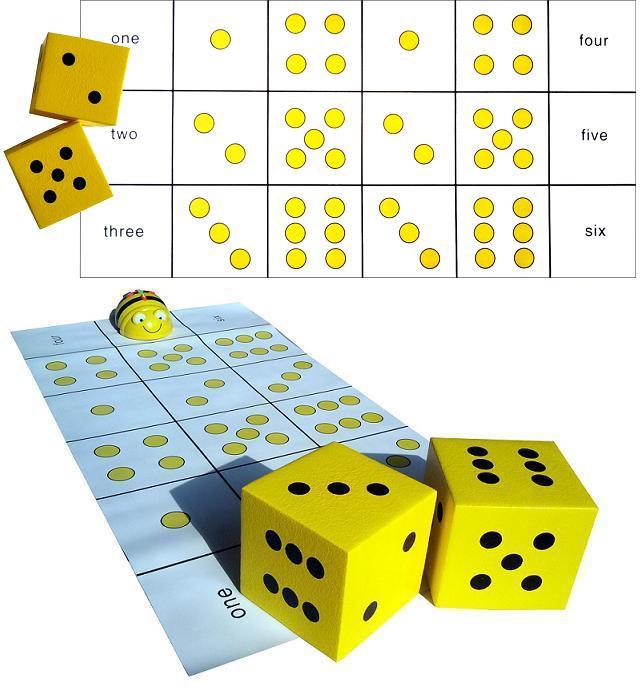 Dice Mat (Bee-Bot)