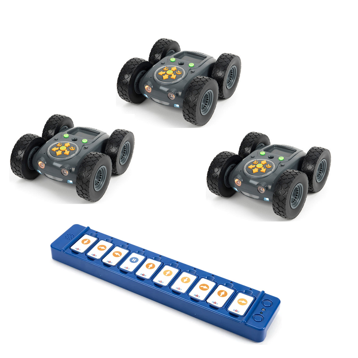 Tuff-Bot - Activity Pack (3 Tuff-Bots + 1 TacTile Reader)