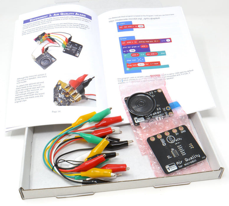 MonkMakes Air Quality Kit for micro:bit (for micro:bit)