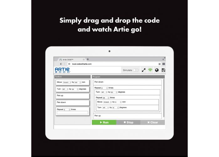 ARTIE 3000 The Coding Robot