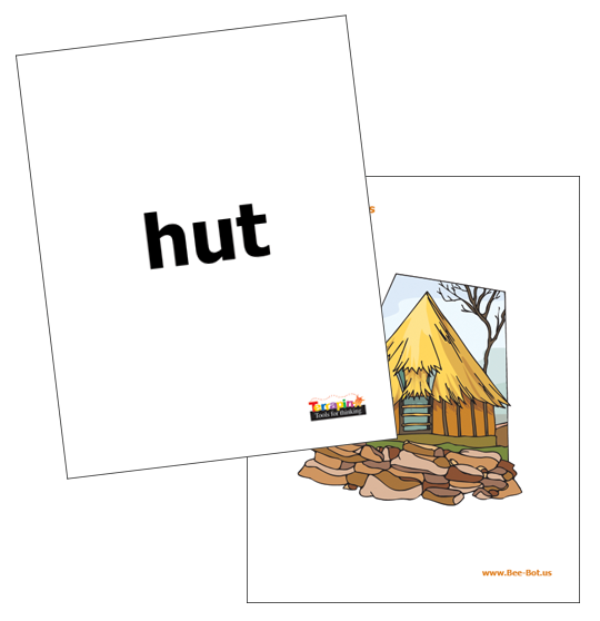 Bee & Blue Bot - Word Cards