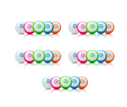Sphero Mini™ Classroom Bundle - 25 Sphero Mini's & 25 Sphero Mini Covers (FEEE Sphero Mini Activity Cards - Value $69.95)