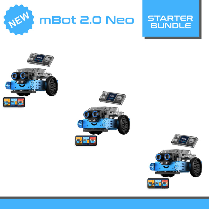 mBot 2.0 (Neo) Starter Bundle - 3 mBots