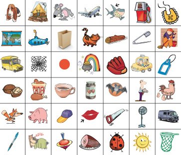 Bee & Blue Bot - Word Cards