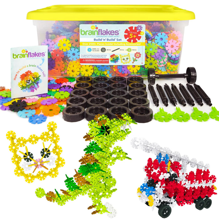 Brain Flakes 2500pcs Build 'n' Build Set - Classroom Set (4 Units)