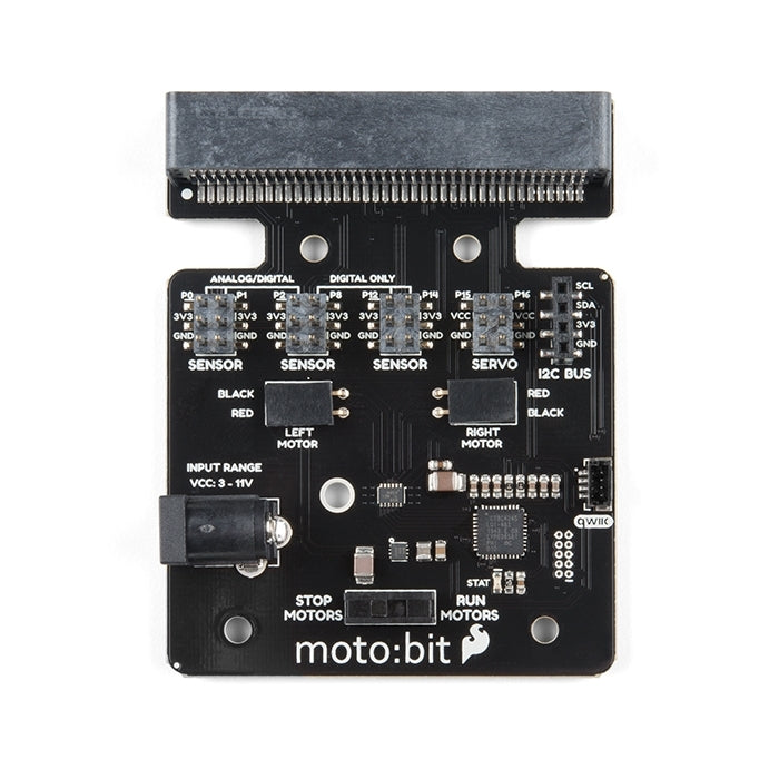 SparkFun moto:bit - micro:bit Carrier Board (Qwiic) - 10 Pack
