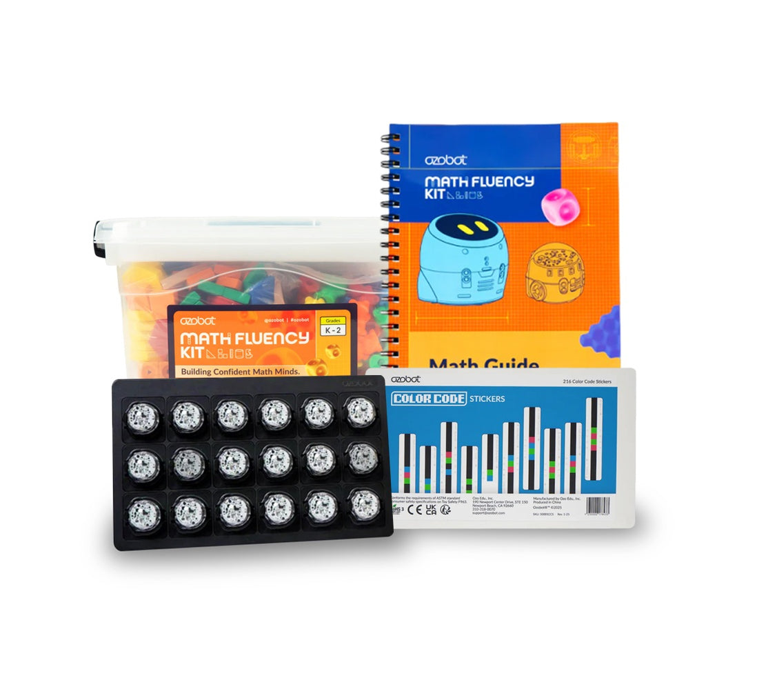Home Math Fluency Classroom Kit (K–2) + 18 EVO Robots