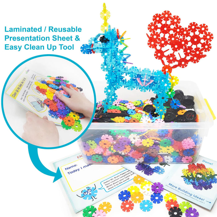 Brain Flakes 2500pcs Build 'n' Build Set - Classroom Set (4 Units)