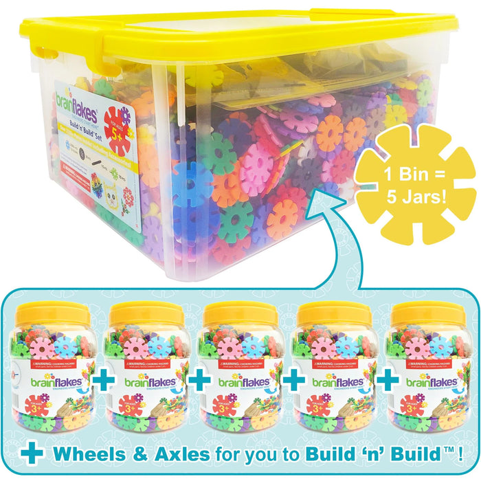 Brain Flakes 2500pcs Build 'n' Build Set - Classroom Set (4 Units)