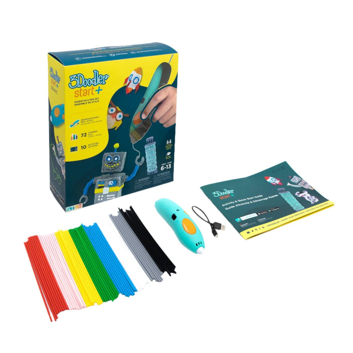 3Doodler Start+ Essential Pen Set - Classroom Bundle (12 Sets) (Ages 6 -13)