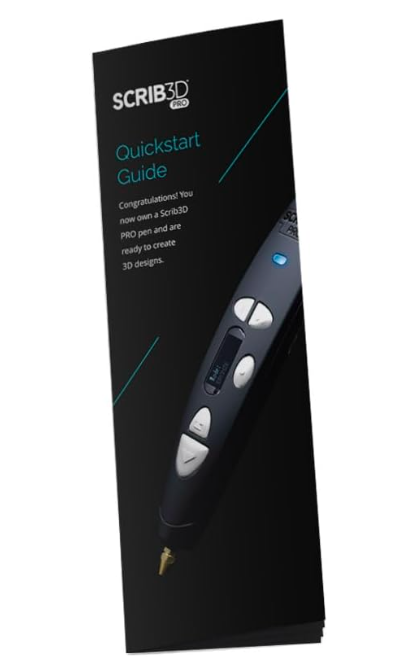 SCRIB3D PRO 3D Printing Pen Set, Design and Prototyping Tool for Creative Professionals, Includes Speciality Plastic Materials, Interchangeable Nozzle Set and DoodlePad