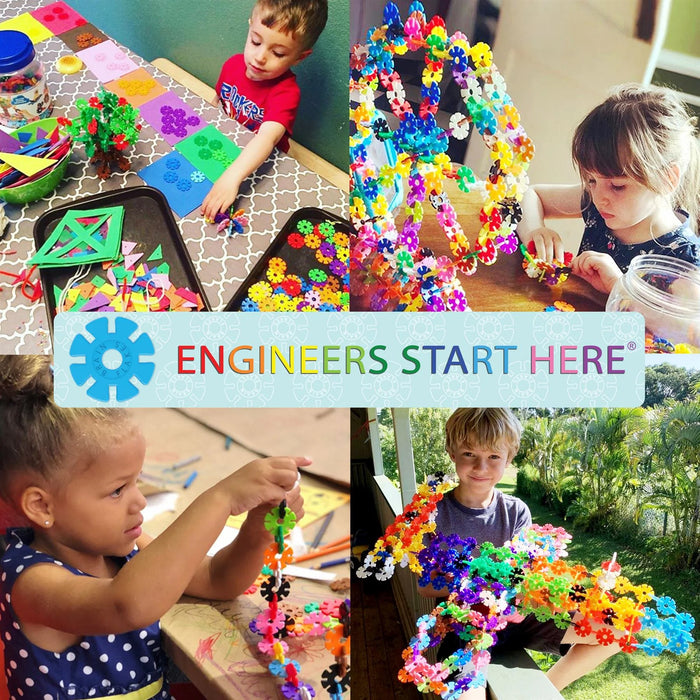 Brain Flakes 2500pcs Build 'n' Build Set - Classroom Set (4 Units)