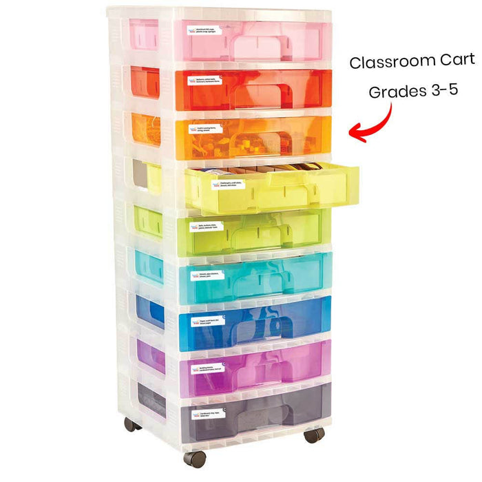 Classroom Makerspace Cart, Grades 3-5 (Shipping Costs Apply)