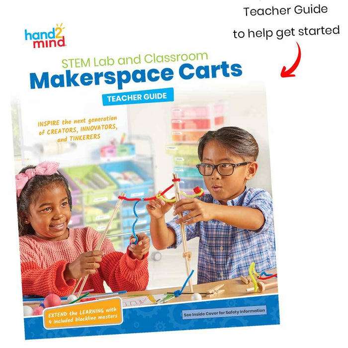 STEM Lab Makerspace Cart, Grades K-5 (Shipping Costs Apply)