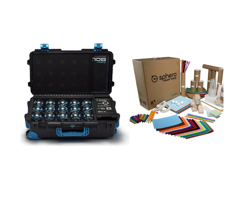 Sphero BOLT+ Power Pack (15 robots: 30 students) + FREE Sphero Craft pack (Valid Until April 30, 2026)