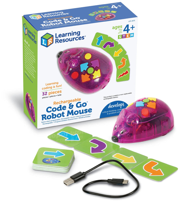 New! Rechargeable Code & Go Mouse — Robotix Education Inc.