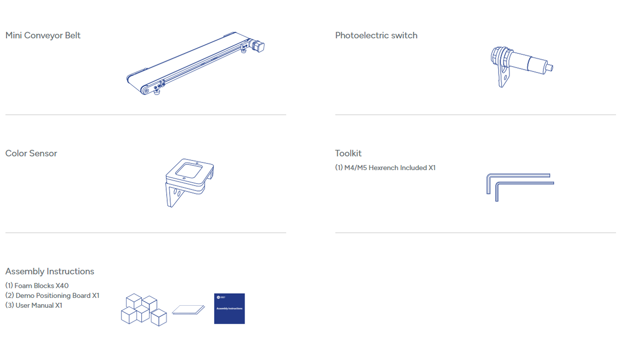 DOBOT Mini Conveyor Belt Kit