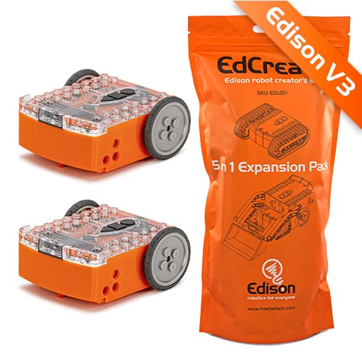 EdSTEM Home Pack – 2 Edison V3 robots and EdCreate Kit