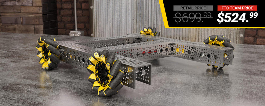 Strafer® Chassis Kit (104mm GripForce™ Mecanum Wheels)