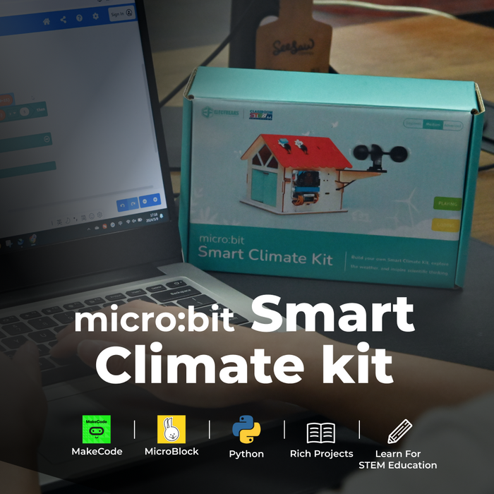 NEW! Smart Climate Kit, (designed based on micro:bit V2 and IOT:bit expansion board) - ElecFreaks