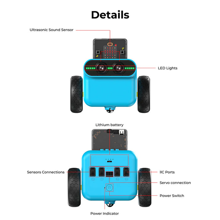 New! ElecFreaks micro:bit TPBot Edu Car Kit