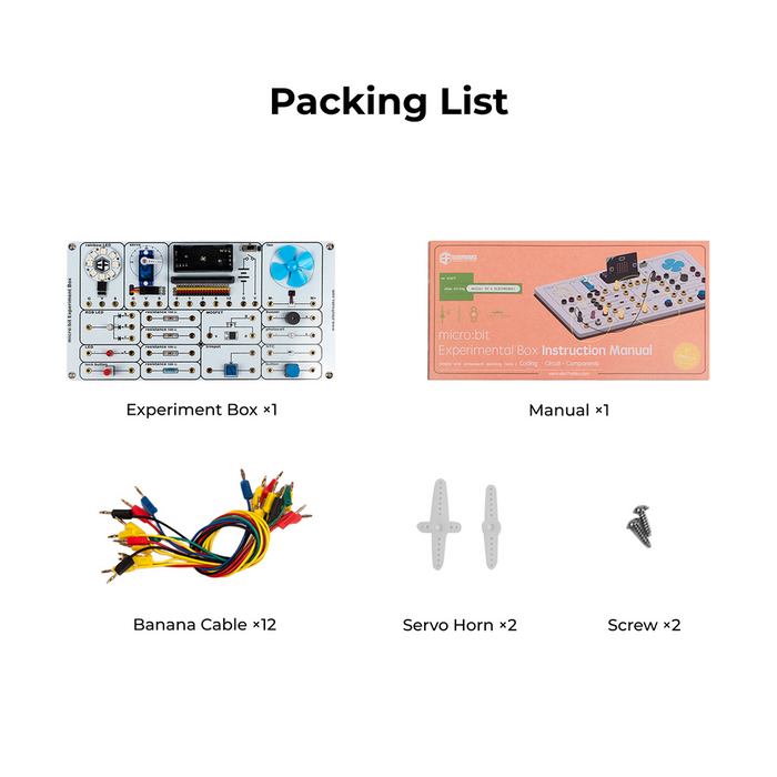 Experiment box for micro:bit - without micro:bit - ElecFreaks