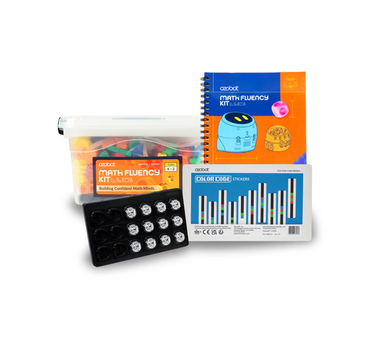 Math Fluency Classroom Kit (K–2) + 12 EVO Robots