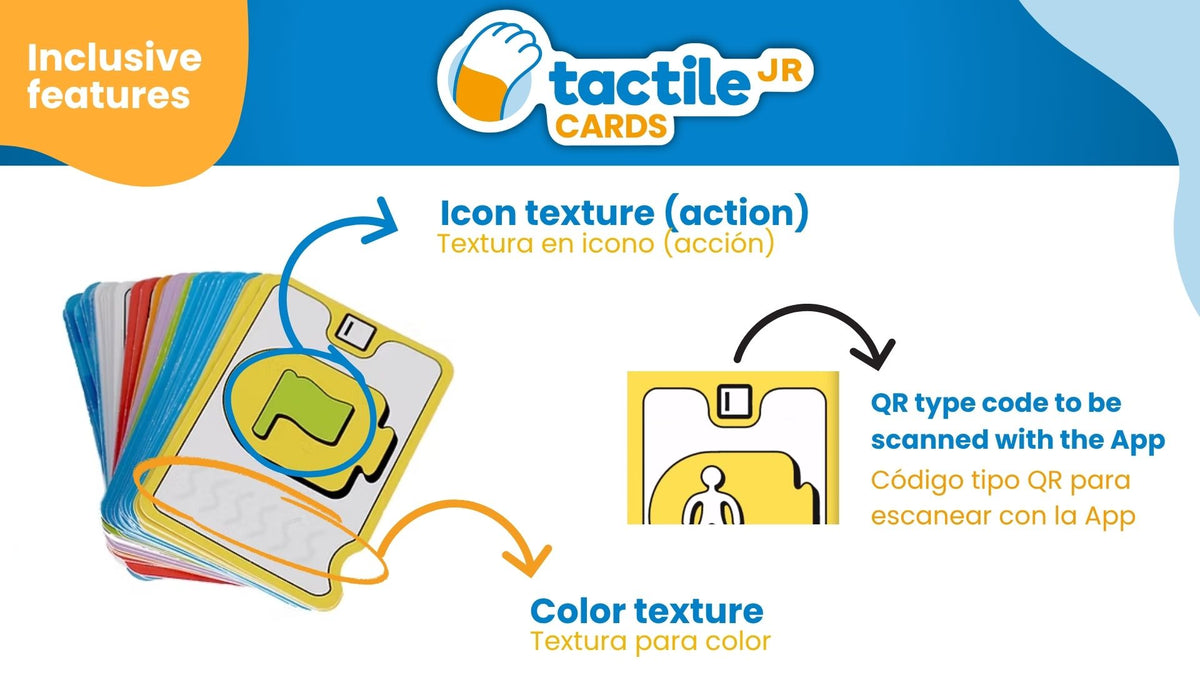 6 Pack - Tactile Jr CARDS - Sale Price!