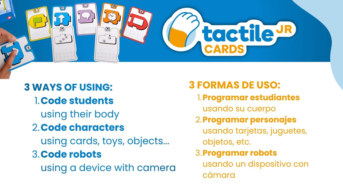 6 Pack - Tactile Jr CARDS - Sale Price!