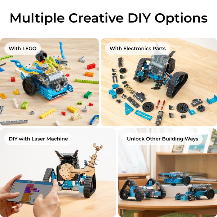 Makeblock mBot2 Rover Robotics Kit - Interactive Emo Robot for Coding Learning and Outdoor Play