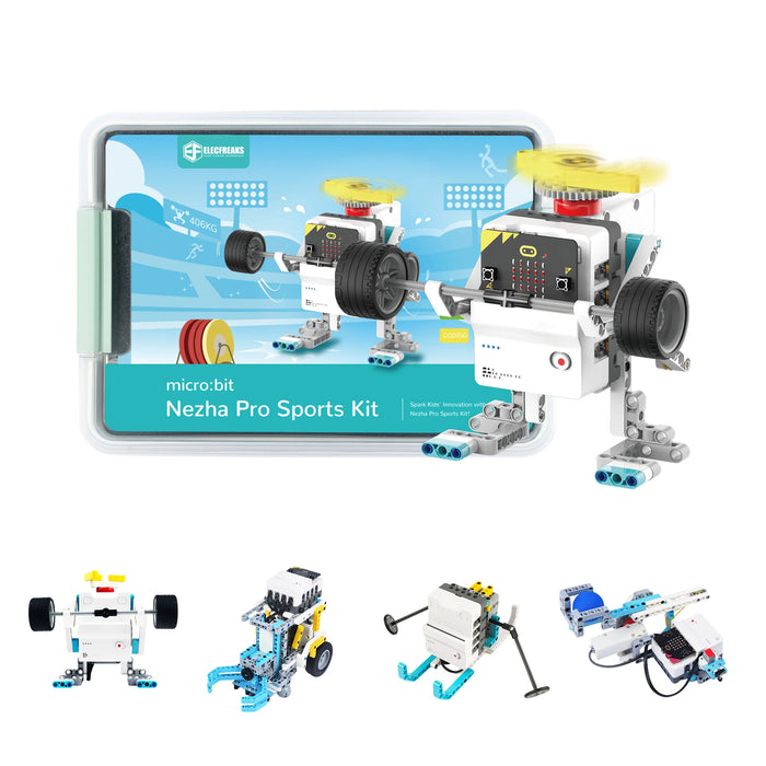 ElecFreaks micro:bit Nezha Pro Sports Kit, Sports-Themed DIY Robot Kit