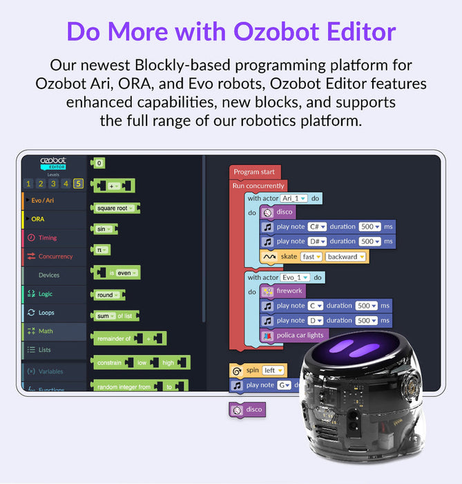 Ari Classroom Kit - 6 Bots