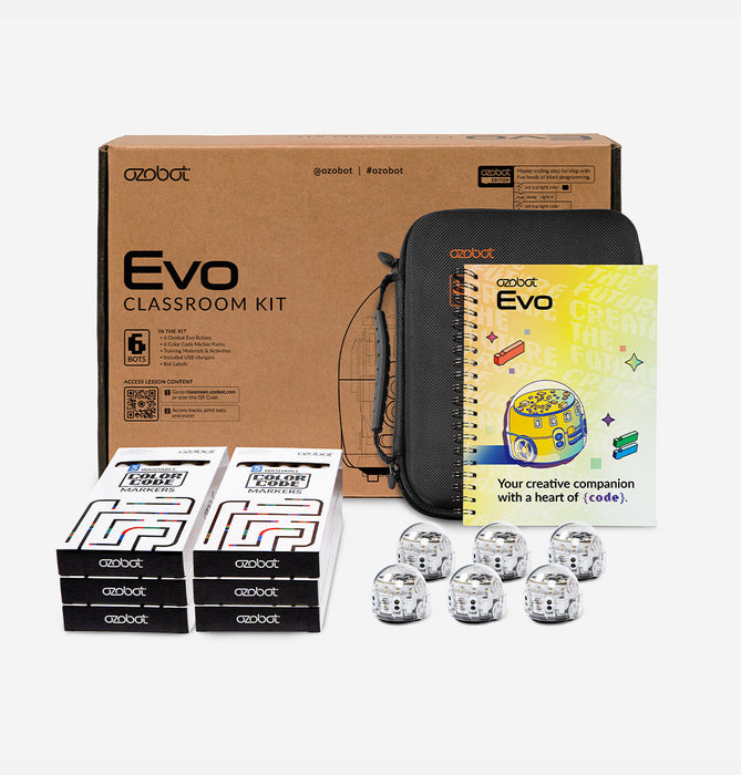 Engineering Kit with Ozobot EVO 6 Pack: K-2 Students