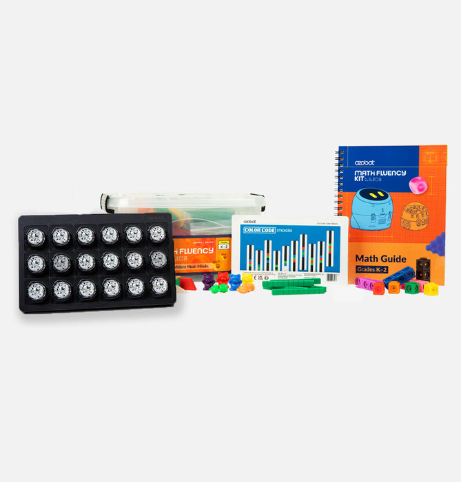 Math Fluency Classroom Kit (K–2) + 18 EVO Robots