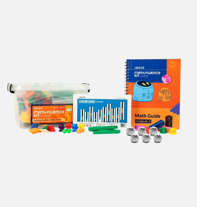 Math Fluency Classroom Kit (K–2) + 6 EVO Robots